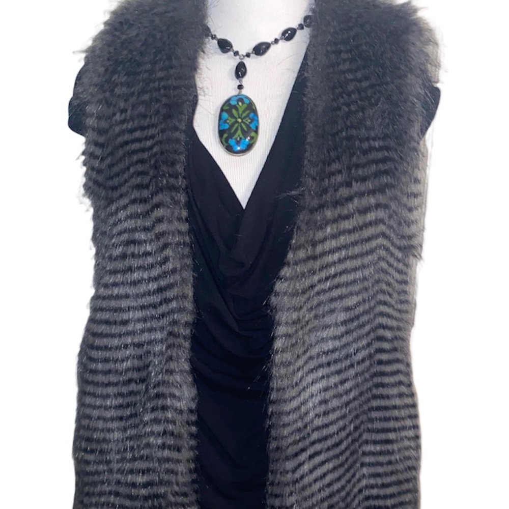 Jack by bb dakota faux fur vest XS